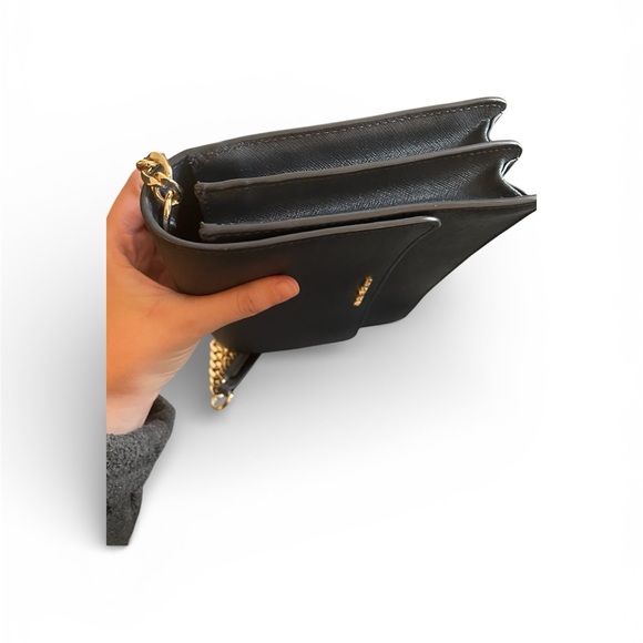 Michael Kors Navy Leather Shoulder Bag - Picture 6 of 7